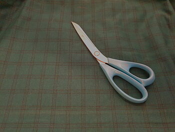 Fabric flannel plaid dark green