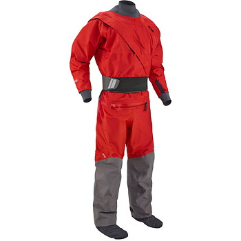 NRS Mens Crux drysuit 2024 Red