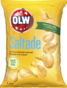 OLW Lättsaltade 175g 18st  