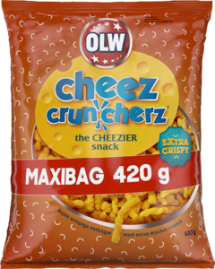 OLW MAXIBAG CHEEZ CRUNCHER 420G 12st
