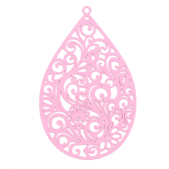 Berlock -  Droppe, Filigree  Rosa