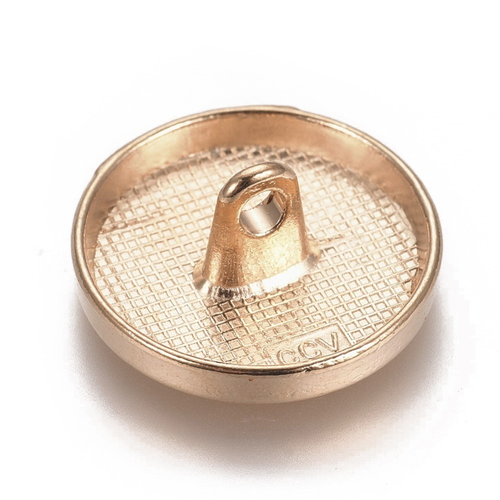 Knappar i metall -  Guld 18mm - 2