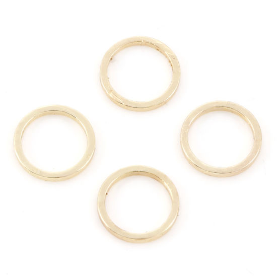 Closed rings, 8mm, Gold