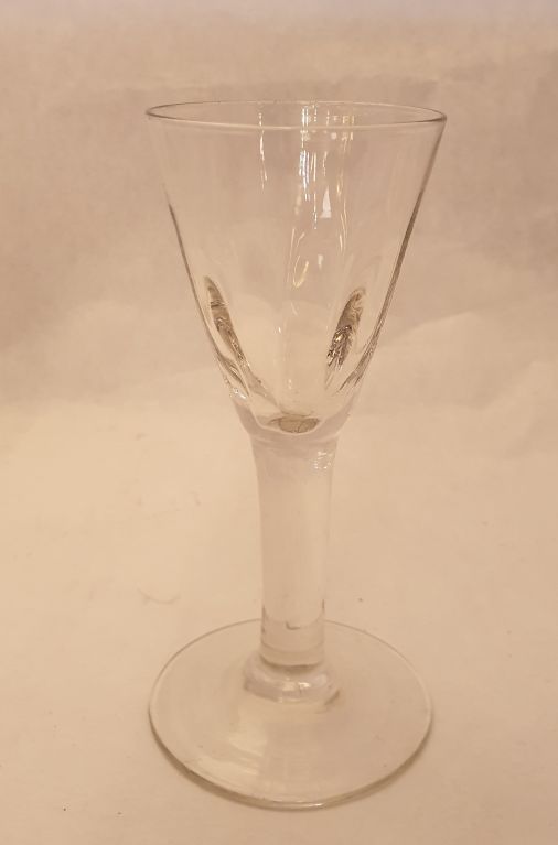 Innkeeper's glass shot glass optically blown