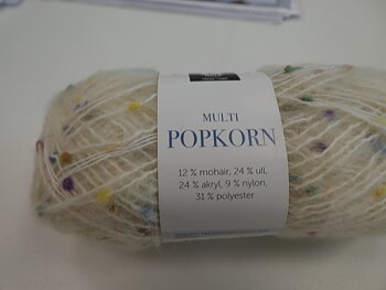 Multi popkorn ett garn från huose of yarn från Norge
