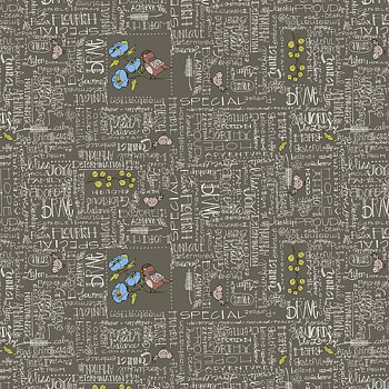Taupe Words to Live By - Jaye Bird (30 x 110 cm)