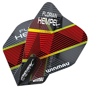 Winmau Prism Delta Florian Hempel Grey & Red Standard NO2