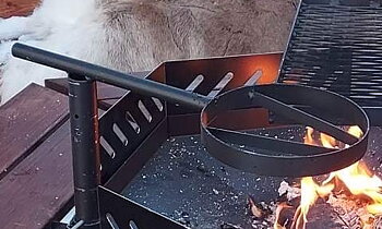 Rund grillarm