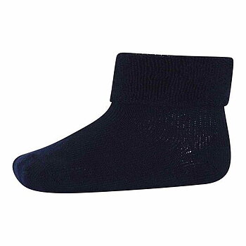 PREMATURSOCKOR MÖRKBLÅ FROTTÉ  2-pack