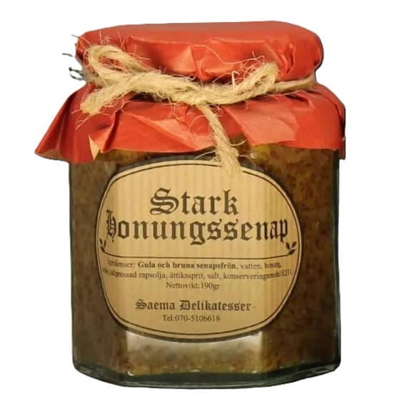 Honungssenap, stark senap med honung