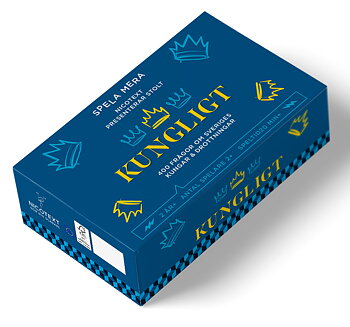 Kungligt -Spel i liten bekväm ask