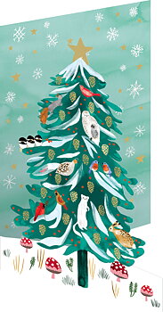 Enchanting Conifer, Lasercut Card