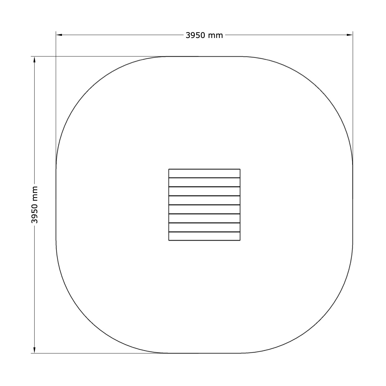 Plattform 590 mm - 2