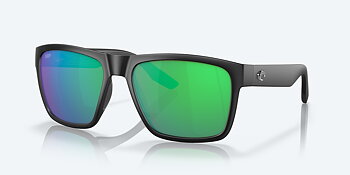 Costa PAUNCH XL Matte Black - Green Mirror 580P