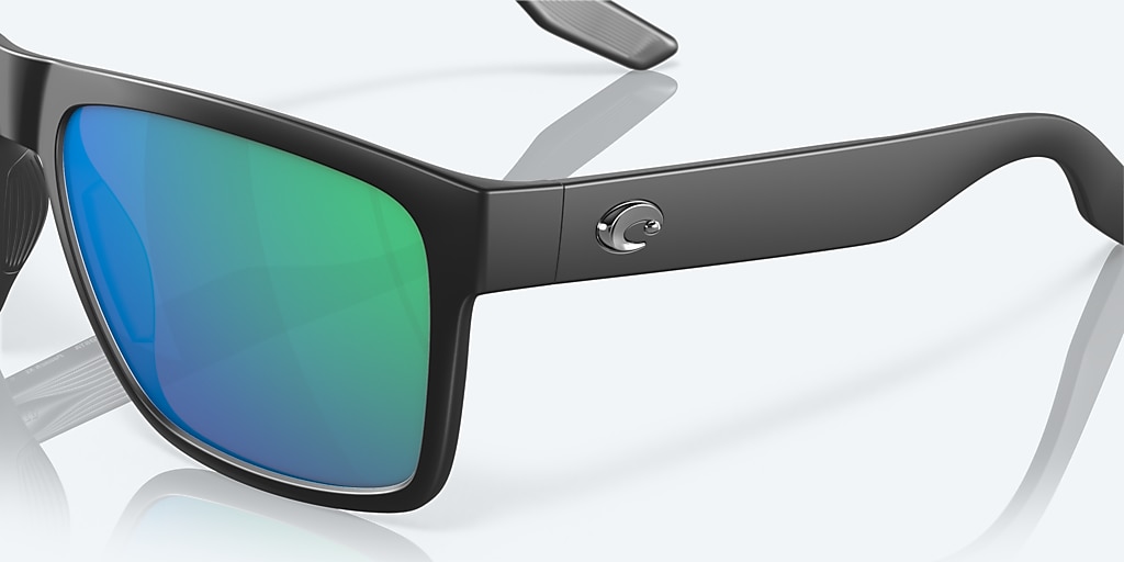 Costa PAUNCH XL Matte Black - Green Mirror 580P - 4
