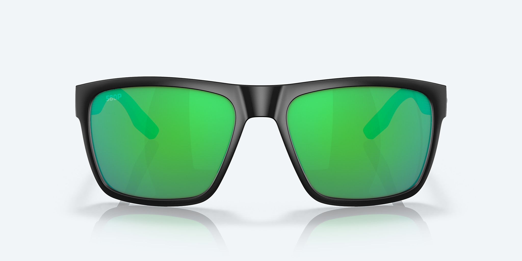 Costa PAUNCH XL Matte Black - Green Mirror 580P - 2