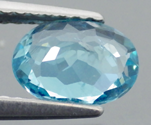 Piedra preciosa de apatita azul paraiba deliciosamente hermosa de 1,15 ct - 3