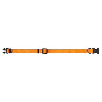 Dogman nylonhalsband Iris ställbart orange