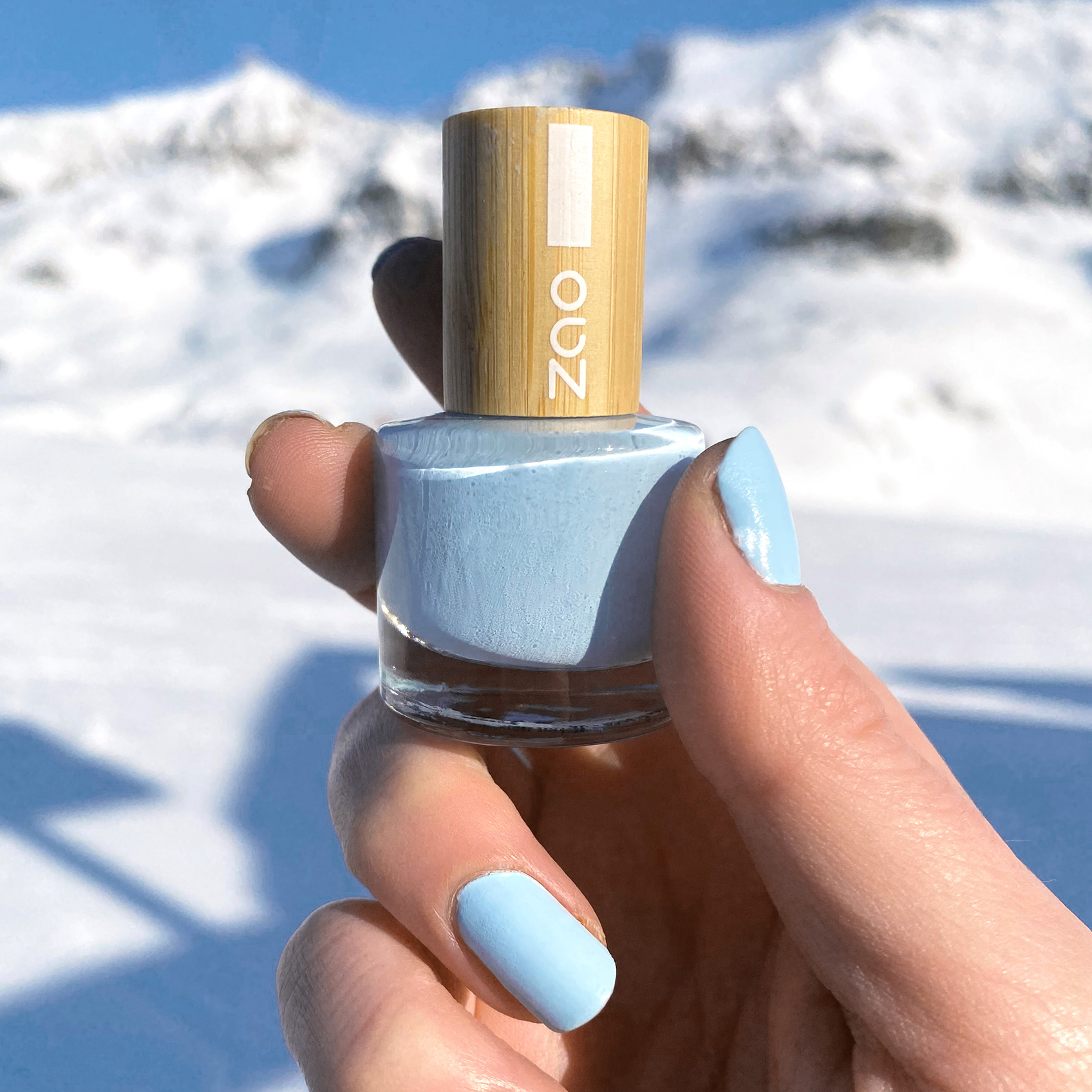 ZAO Nailpolish  682 Sugared Almond Blue - 2