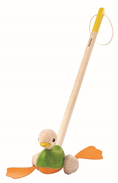 Gå Pinne Push Along Duck - Plantoys