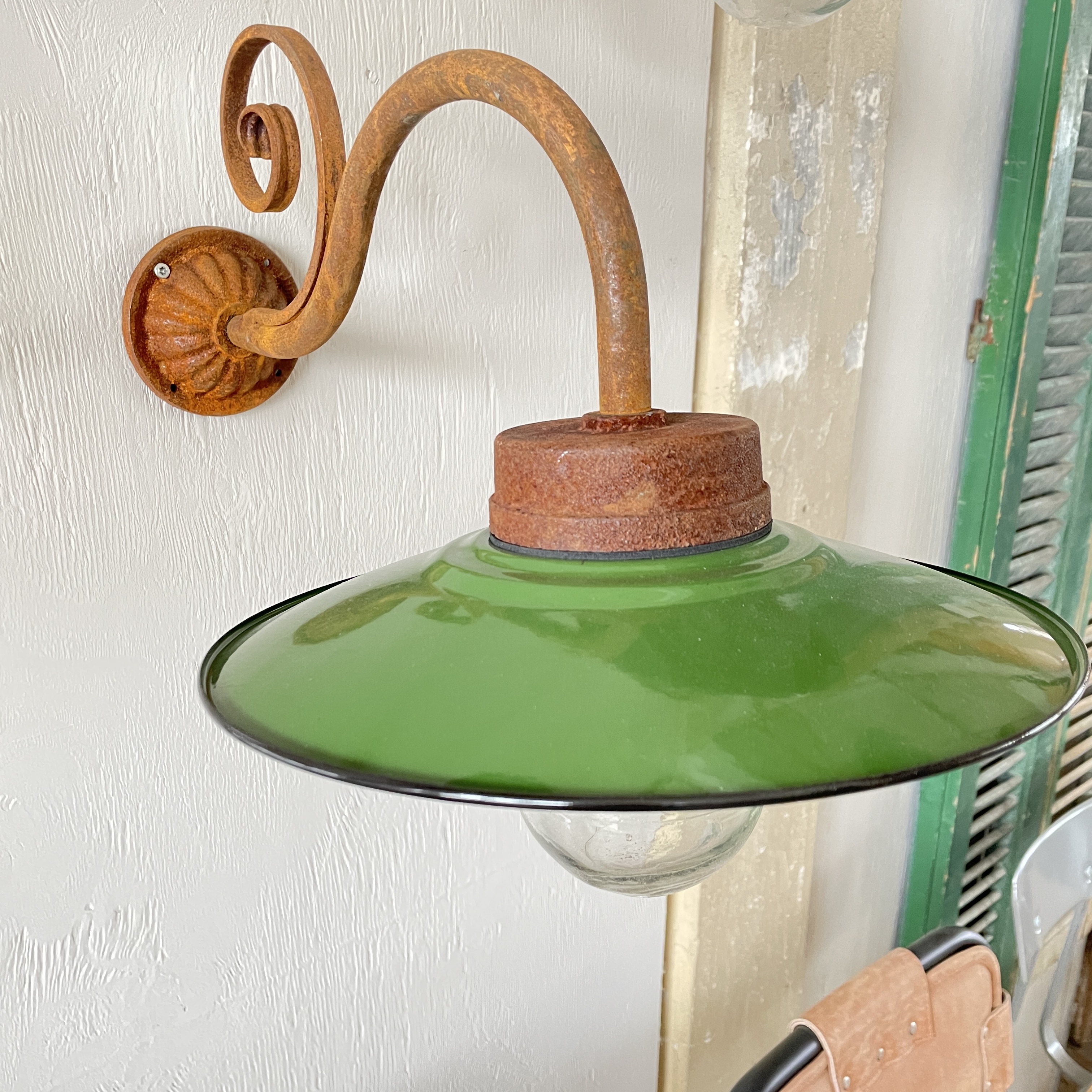 Stallampa Emalj  - Packhus Nr. 1906 - Ø28 cm - 4