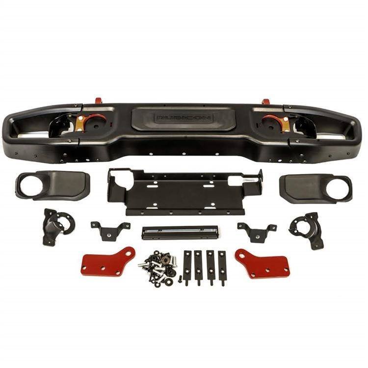OFD Front Steel Bumper with Winchplate & Bullbar - Jeep JK & JKU - 4