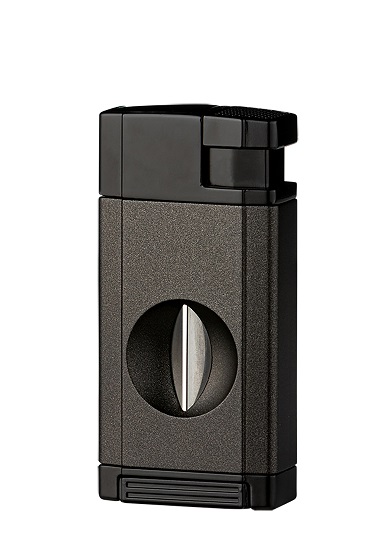 Grace II Jet Lighter - Inbyggd V-Cutter Black