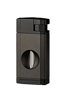 Grace II Jet Lighter - Inbyggd V-Cutter Black