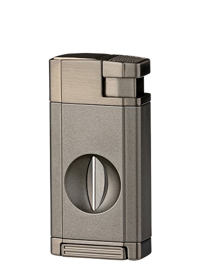 Grace II Jet Lighter - Inbyggd V-Cutter Antracit