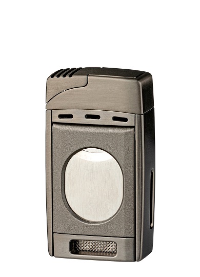 Dustin II Jet Lighter - Inbyggd S-Cutter Antracit 