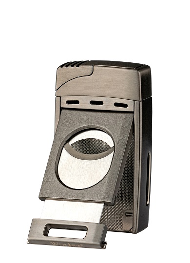 Dustin II Jet Lighter - Inbyggd S-Cutter Antracit - 2