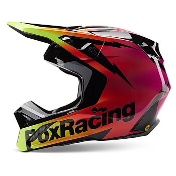 Fox Crosshjälm V1 Statk (Junior) Svart/Multi