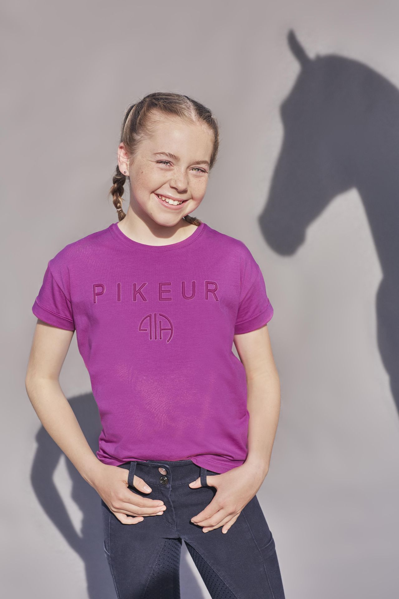 T-shirt PIKEUR Tiene - hot pink