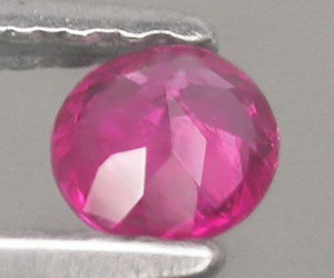 0.19ct Rare 3.5mm round genuine natural red spinel gemstone - 2