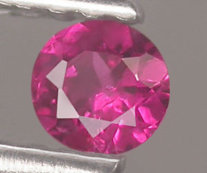 0.19ct Rare 3.5mm round genuine natural red spinel gemstone