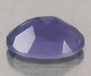 Piedra preciosa de iolita natural ovalada de 0,40 ct muy bonita calibrada de 6x4 mm - 2