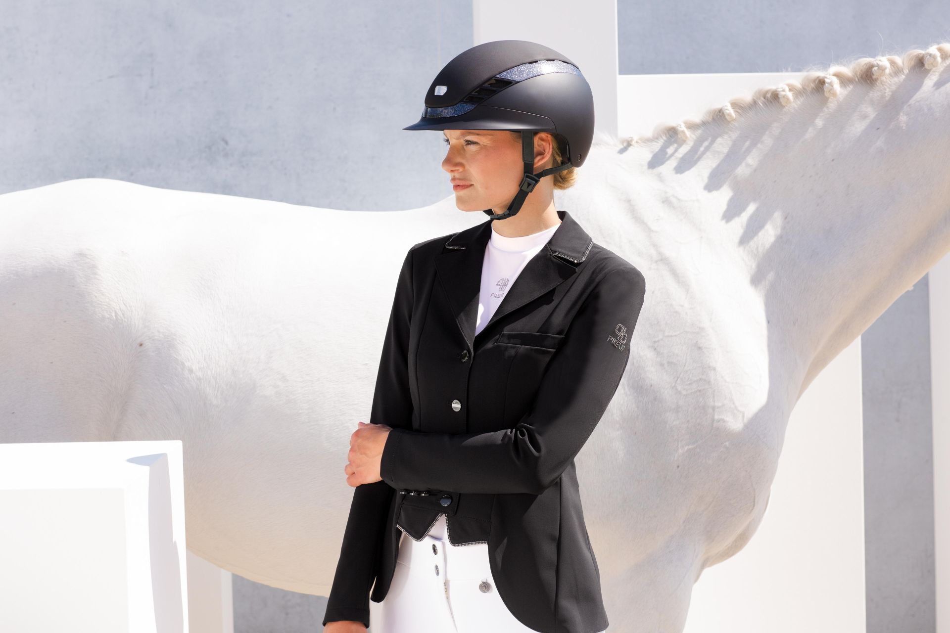 Tävlingskavaj PIKEUR Cecilie dressyr-frackett svart - 3