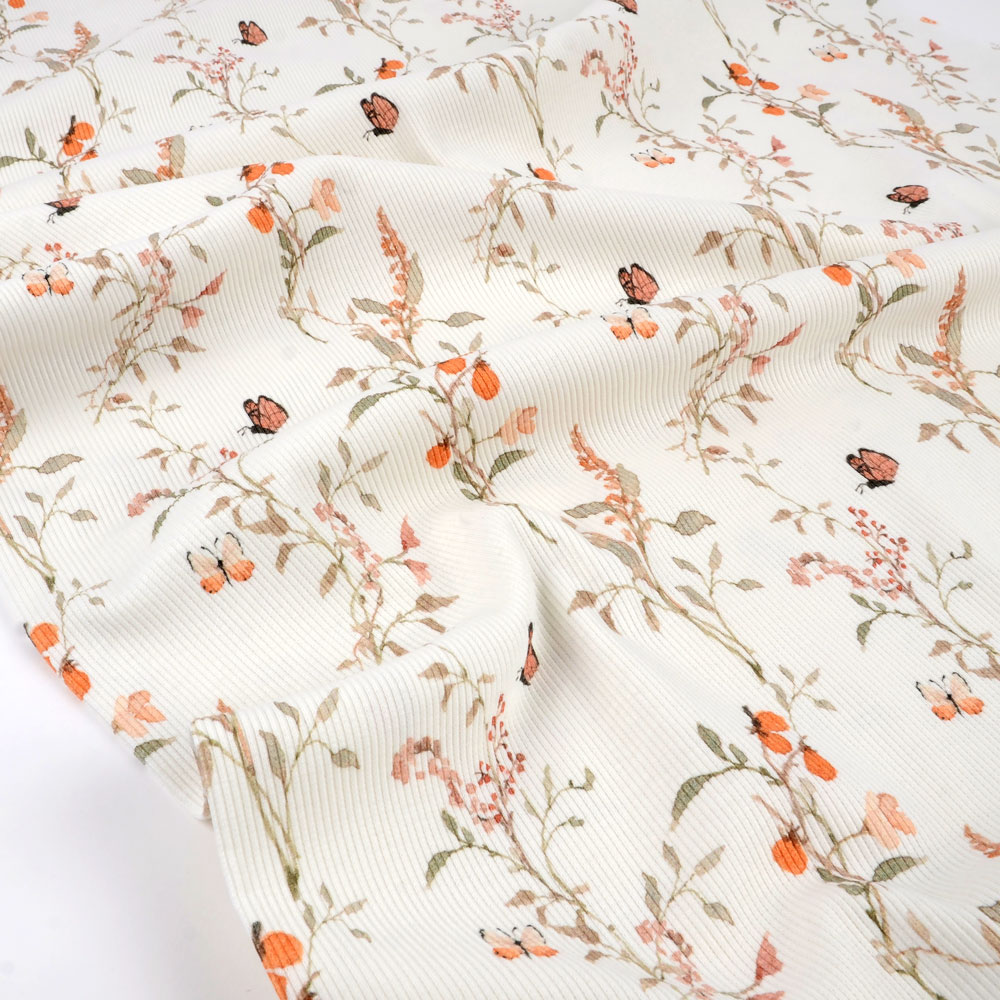 SUMMER BUTTERFLIES RIBBED
