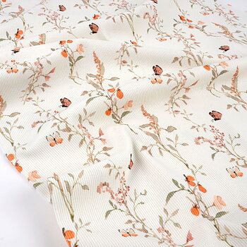SUMMER BUTTERFLIES RIBBED