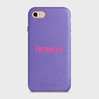 iPhone 7/8/SE (2022/2020) Personalised Leather Case - Art Deco Name