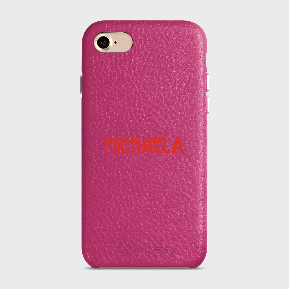 iPhone 7/8/SE (2022/2020) Personalised Leather Case - Art Deco Name - 18