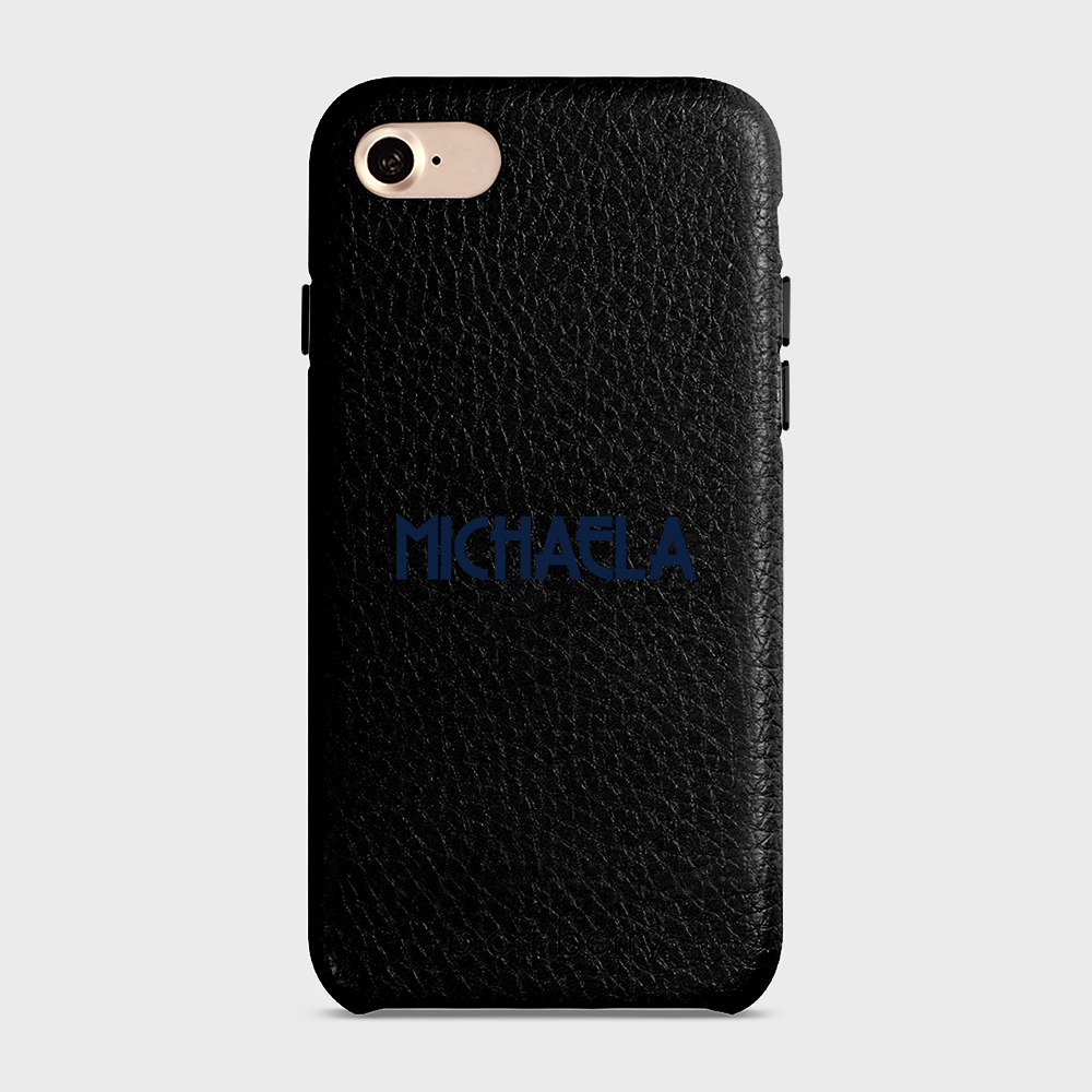 iPhone 7/8/SE (2022/2020) Personalised Leather Case - Art Deco Name - 36