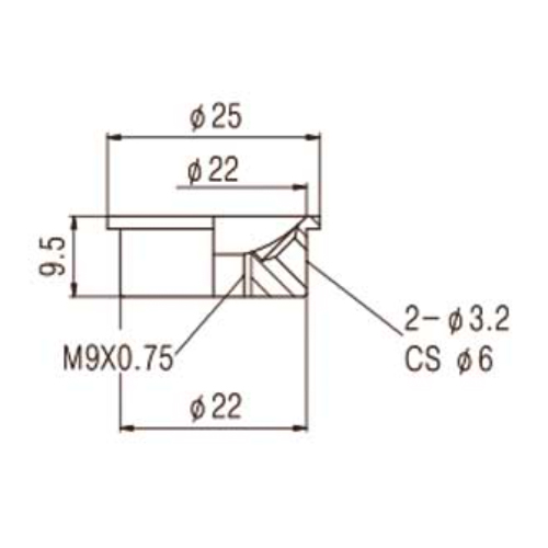 T-Style Jack Plate Electro-Socket  (3/8" Thread) - 3