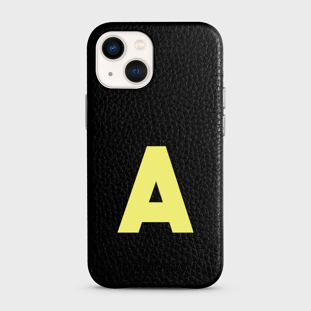 iPhone 13 Mini Personifierat Läderskal - Initial - 23