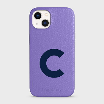 iPhone 13 Personalised Leather Case - Initial