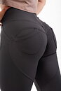 High Waist Bubble Butt Lifting Pants, black