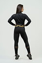 High Waist Push-Up Leggings, black