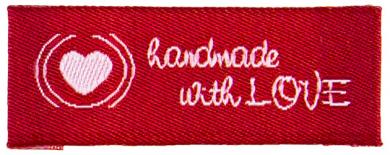 Handmade with Love Röd