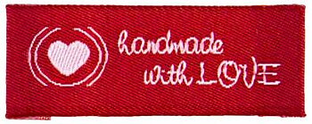 Handmade with Love Röd