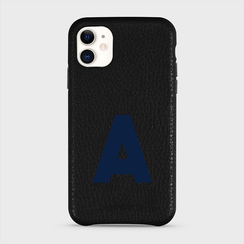 iPhone 11 Personalised Leather Case - Initial - 29